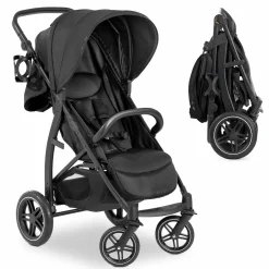 Buggy Rapid 4D (bis 25 kg) - XL Verdeck & All-Terrain Bereifung - Black