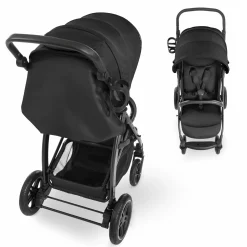 Buggy Rapid 4D (bis 25 kg) - XL Verdeck & All-Terrain Bereifung - Black