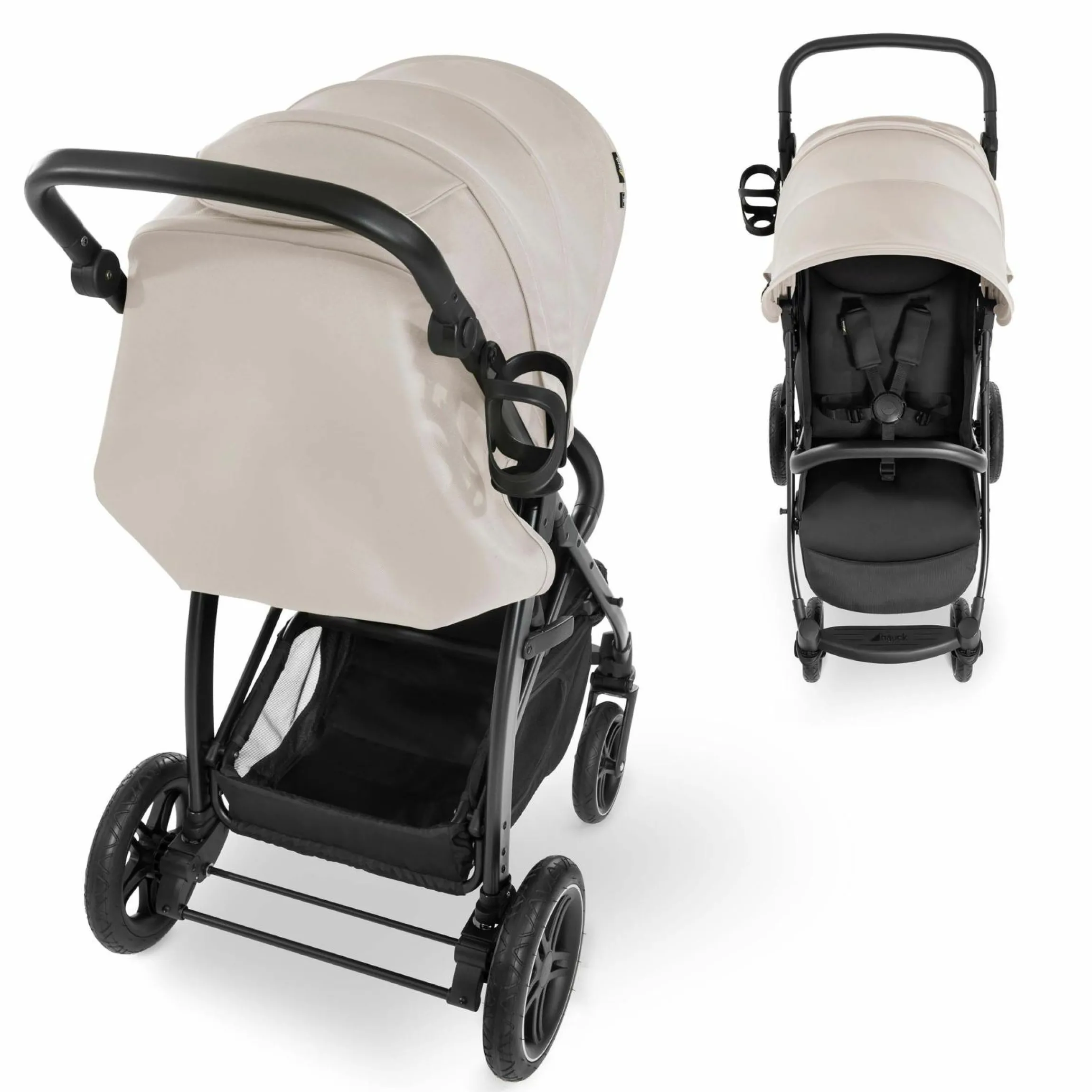 Buggy Rapid 4D (bis 25 kg) - XL Verdeck & All-Terrain Bereifung - Classic Beige