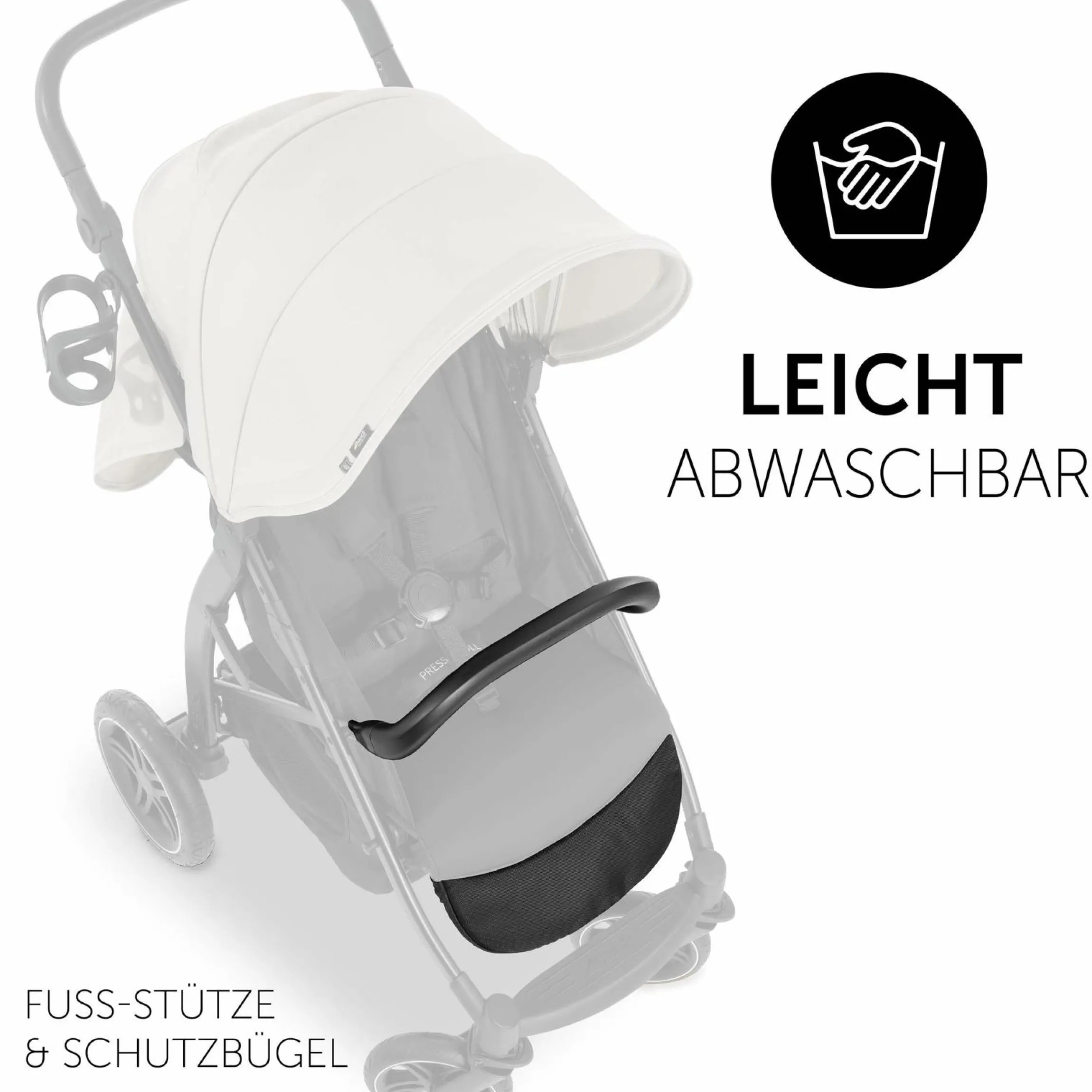 Buggy Rapid 4D (bis 25 kg) - XL Verdeck & All-Terrain Bereifung - Classic Beige