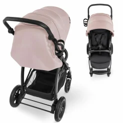 Buggy Rapid 4D (bis 25 kg) - XL Verdeck & All-Terrain Bereifung - Dutsy Rose