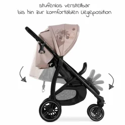 Buggy Rapid 4D (bis 25kg) XL Verdeck & All-Terrain Bereifung - Disney - Minnie Mouse Rose