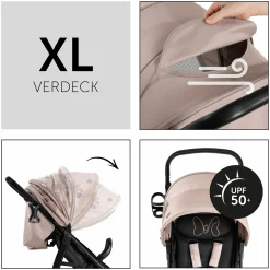 Buggy Rapid 4D (bis 25kg) XL Verdeck & All-Terrain Bereifung - Disney - Minnie Mouse Rose