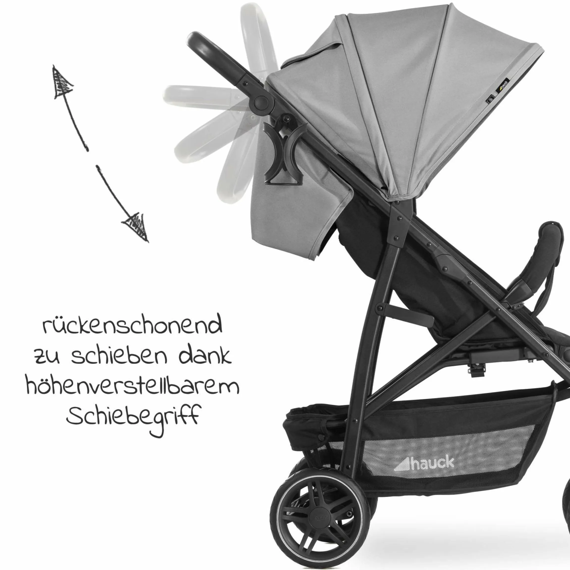 Buggy Rapid 4R Plus (bis 25 kg) - Grey