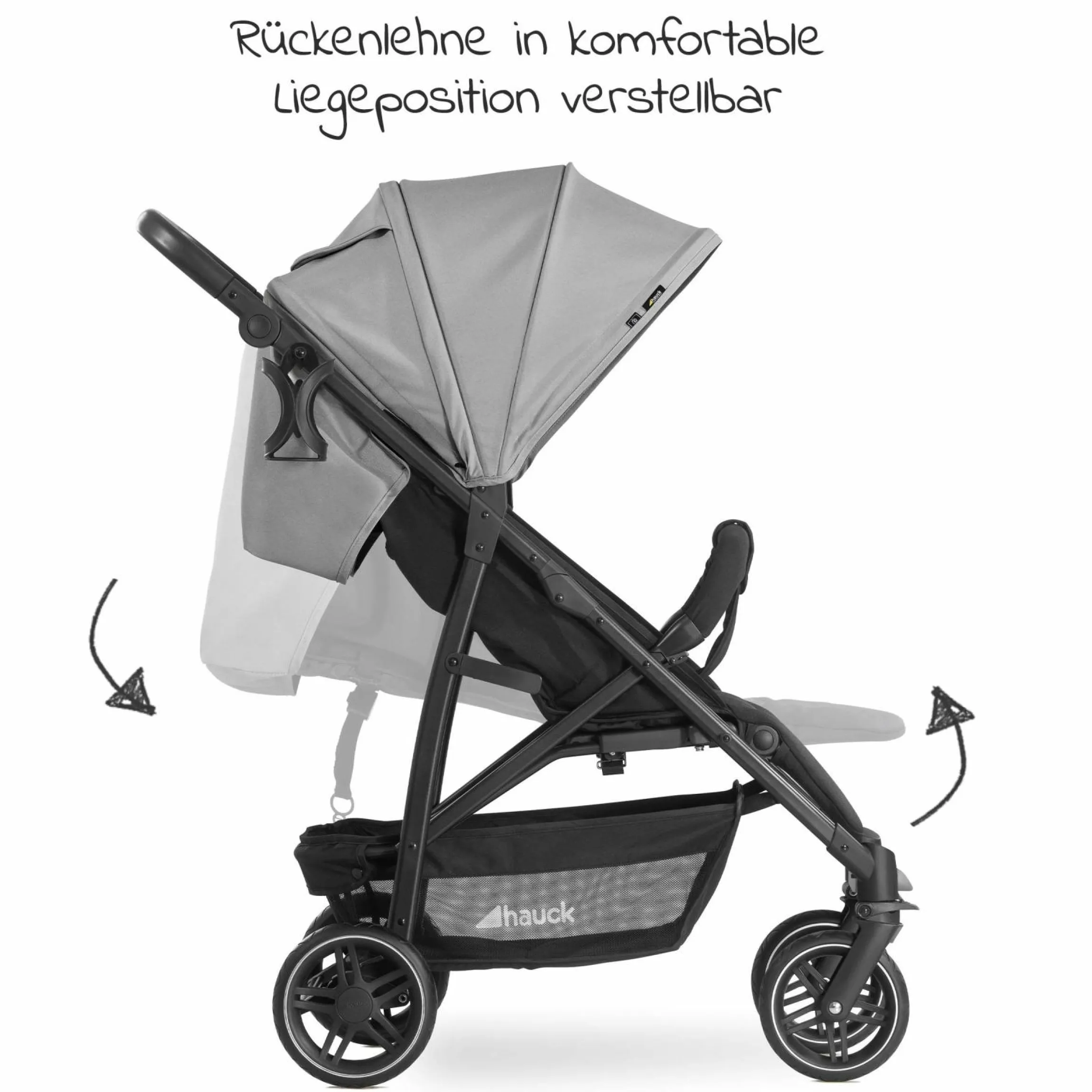 Buggy Rapid 4R Plus (bis 25 kg) - Grey