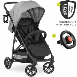 Buggy Rapid 4R Plus inkl. XXL Zubehörpaket & Buggy-Lenkrad - Grey