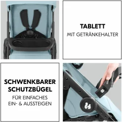 Buggy Shop N Care - Dusty Blue - Kollektion 2024