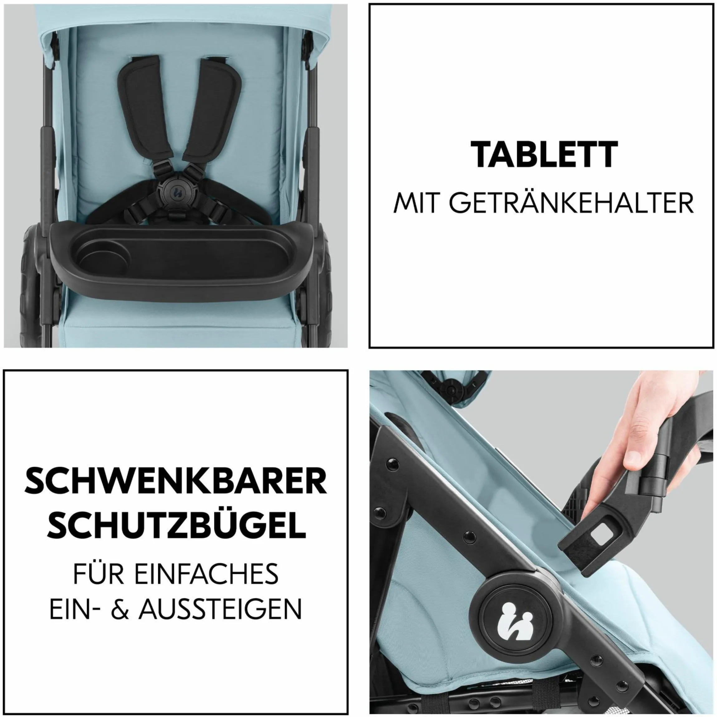 Buggy Shop N Care - Dusty Blue - Kollektion 2024