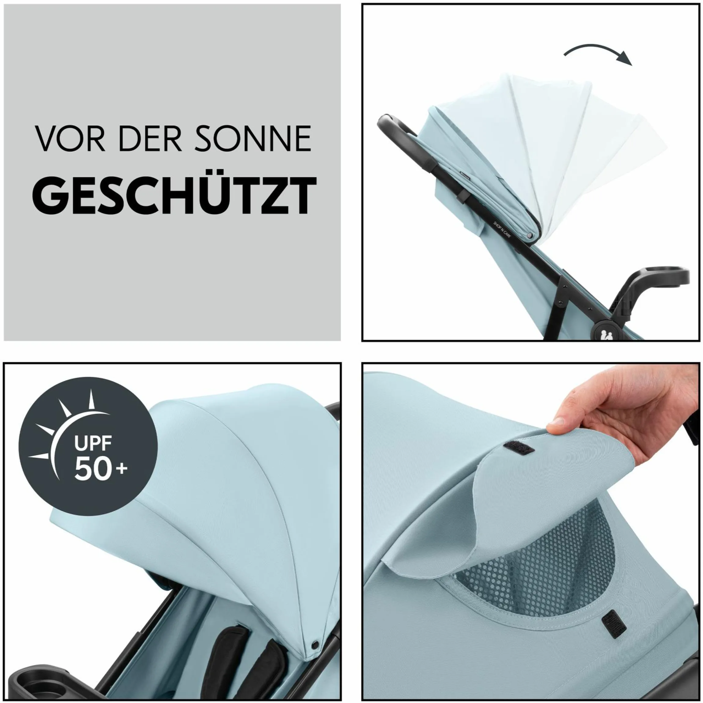 Buggy Shop N Care - Dusty Blue - Kollektion 2024
