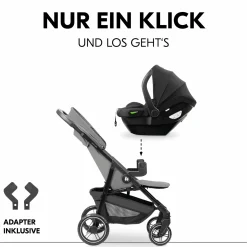 Buggy Shop N Care 2in1 Travel Set - Grey