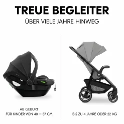 Buggy Shop N Care 2in1 Travel Set - Grey