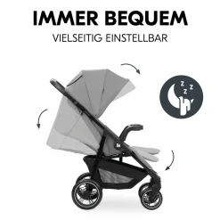 Buggy Shop N Care 2in1 Travel Set - Grey