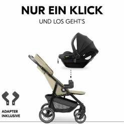 Buggy Shop N Care 2in1 Travel Set - Olive