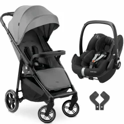 Buggy Shop N Care inkl. Autositz Pebble Pro - Grey