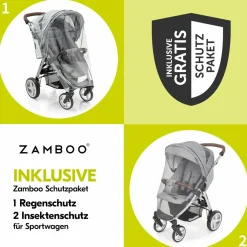 Buggy Shop N Care inkl. Autositz Pebble Pro & XXL Zubehörpaket - Dusty Blue