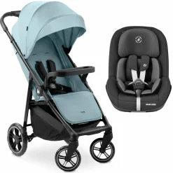 Buggy Shop N Care inkl. Reboarder Pearl Pro 2 - Dusty Blue