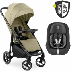 Buggy Shop N Care inkl. Reboarder Pearl Pro 2 & XXL Zubehörpaket - Olive