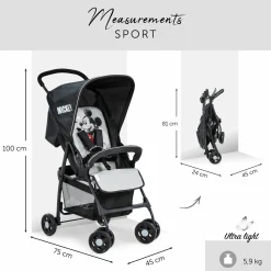 Buggy Sport inkl. XXL Zubehörpaket & Buggy-Lenkrad - Mickey Stars