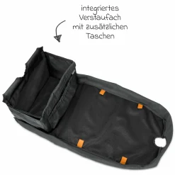 Cargo Einlegeplatte für Zweisitzer - Schwarz