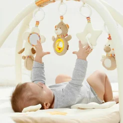 3D Activity-Decke Teddy - Rainbow + GRATIS Strampler & Shirt- Let´s have a Party