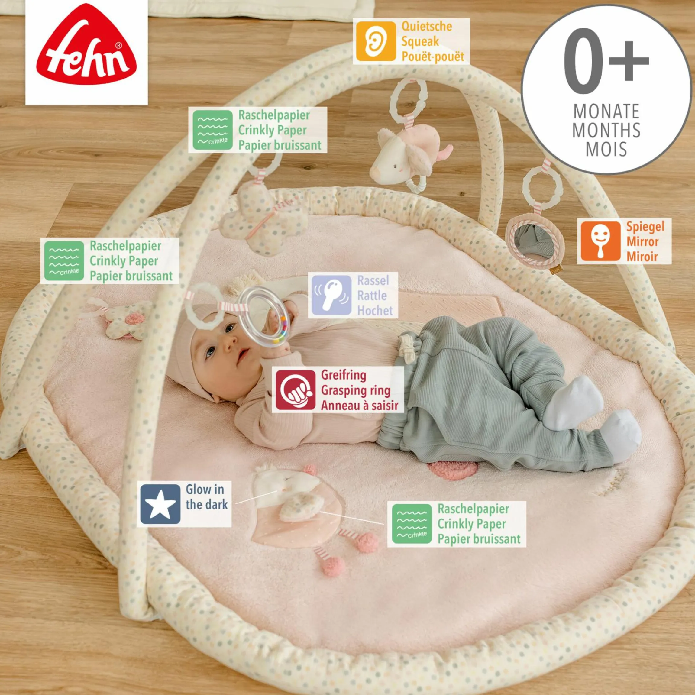 3D Activity-Decke Vogel - feehnland
