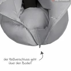 Daunen-Fußsack Dauni für Babyschale & Babywanne - Black