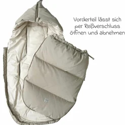 Daunen-Fußsack Dowwny XL für Kinderwagen & Buggy - Sand