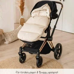 Daunen-Fußsack Dowwny XL für Kinderwagen & Buggy - Sand