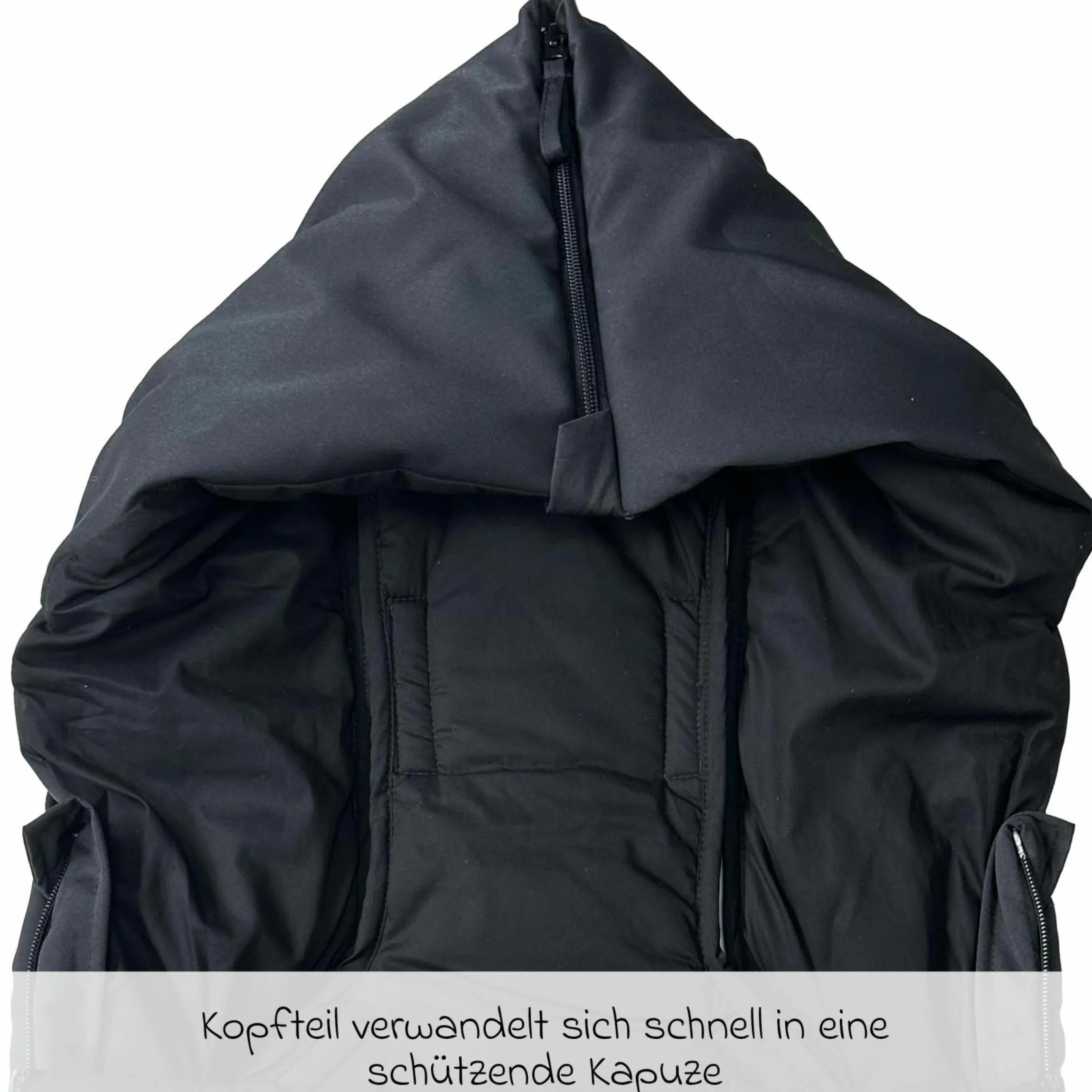 Daunen-Fußsack Dowwny XL für Kinderwagen & Buggy - Black