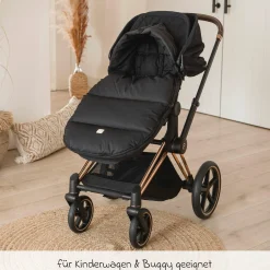 Daunen-Fußsack Dowwny XL für Kinderwagen & Buggy - Black