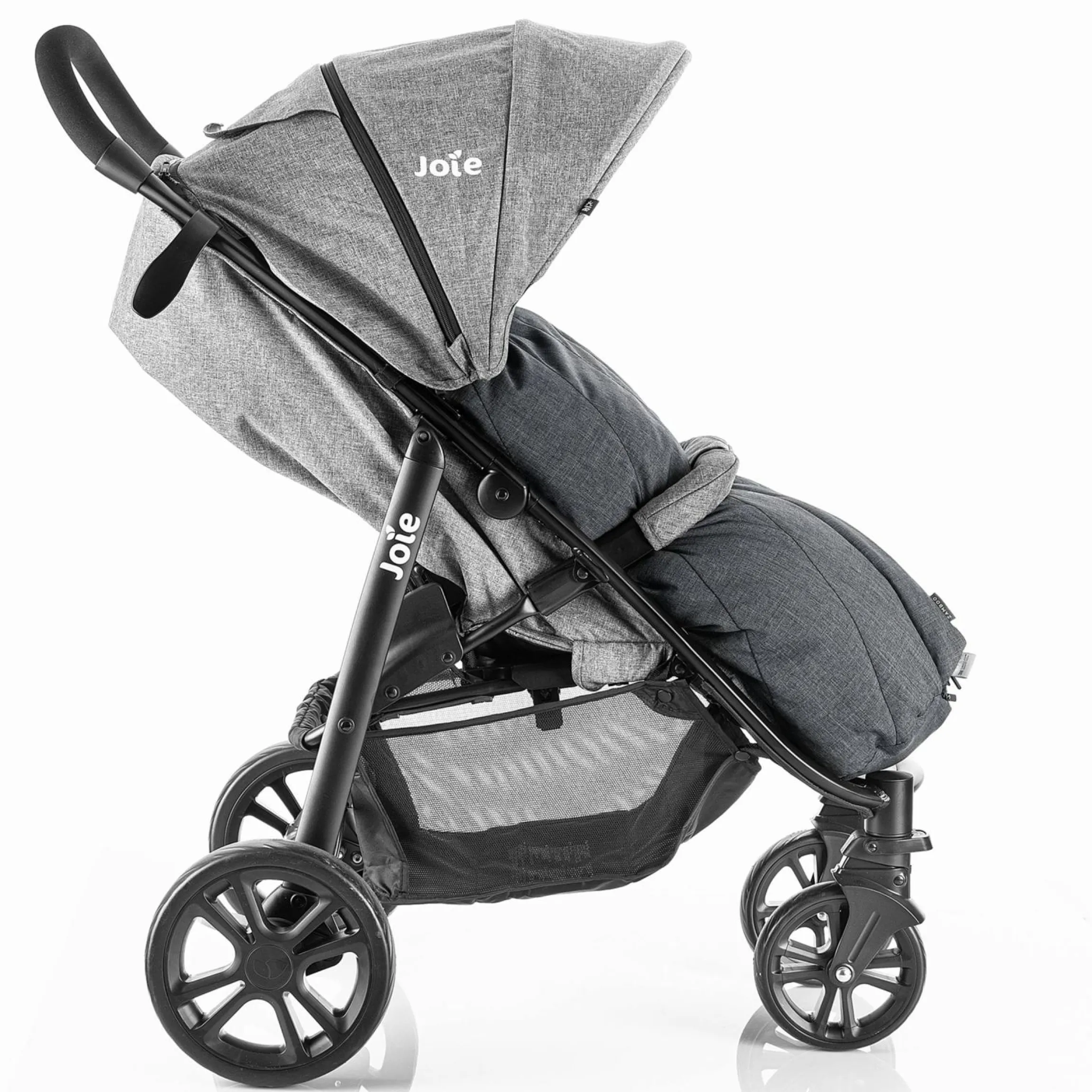 Deluxe Winter-Fußsack 3M für Kinderwagen & Buggy - Melange Grau