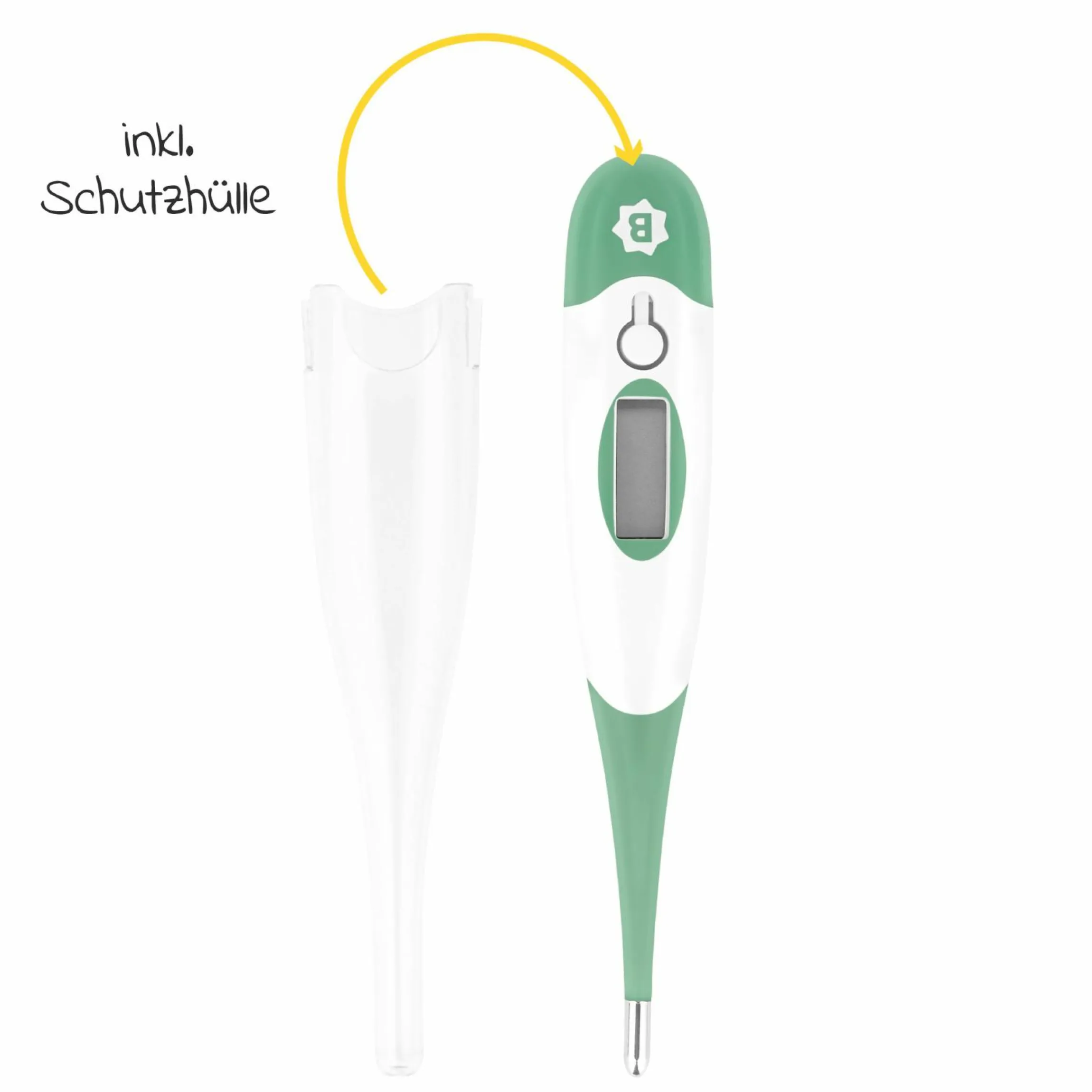 Digitales Fieber-Thermometer - Grün