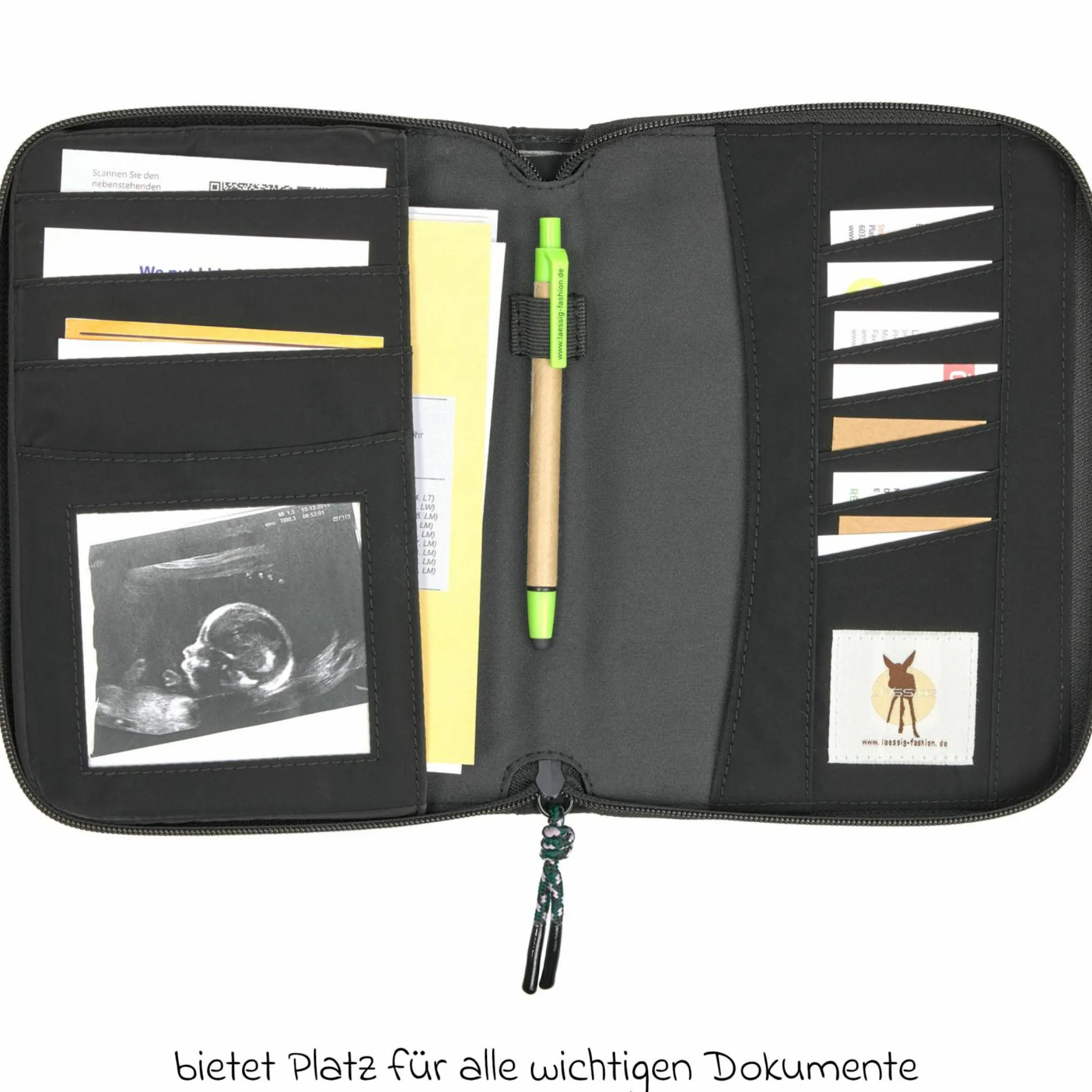 Dokumenten-Tasche Mums Organizer - Black