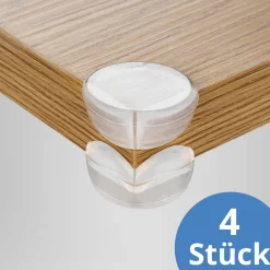 Eckenschutz 4er Pack inkl. Klebeband - Transparent