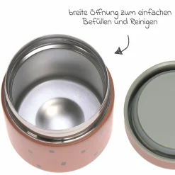 Edelstahl Behälter Food Jar - Happy Prints - Caramel