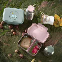 Edelstahl-Brotdose Lunchbox - Adventure Bus