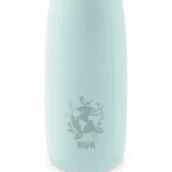 Edelstahl-Trinkflasche Mini-Me Flip Cup - mit bissfestem Trinkaufsatz 500 ml - Globus - Blau