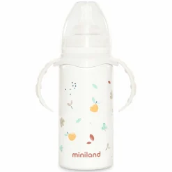 Edelstahl-Trinklernflasche Thermobaby 240 ml mit Silikon-Sauger - Valencia