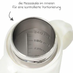 Edelstahl-Trinklernflasche Thermobaby 240 ml mit Silikon-Sauger - Valencia