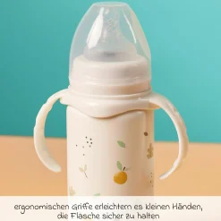 Edelstahl-Trinklernflasche Thermobaby 240 ml mit Silikon-Sauger - Valencia