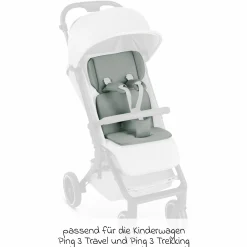 Einlagen-Set für Ping 3 Travel, Ping 3 Trekking mit Sitzeinlage, Schultergurt & Schrittgurtpolster - Cozy - Pine - Kollektion 2025
