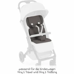 Einlagen-Set für Ping 3 Travel, Ping 3 Trekking mit Sitzeinlage, Schultergurt & Schrittgurtpolster - Cozy - Falcon - Kollektion 2025