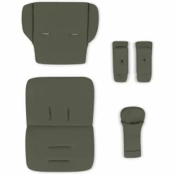 Einlagen-Set für Ping 3 Travel, Ping 3 Trekking mit Sitzeinlage, Schultergurt & Schrittgurtpolster - Cozy - Olive - Kollektion 2025
