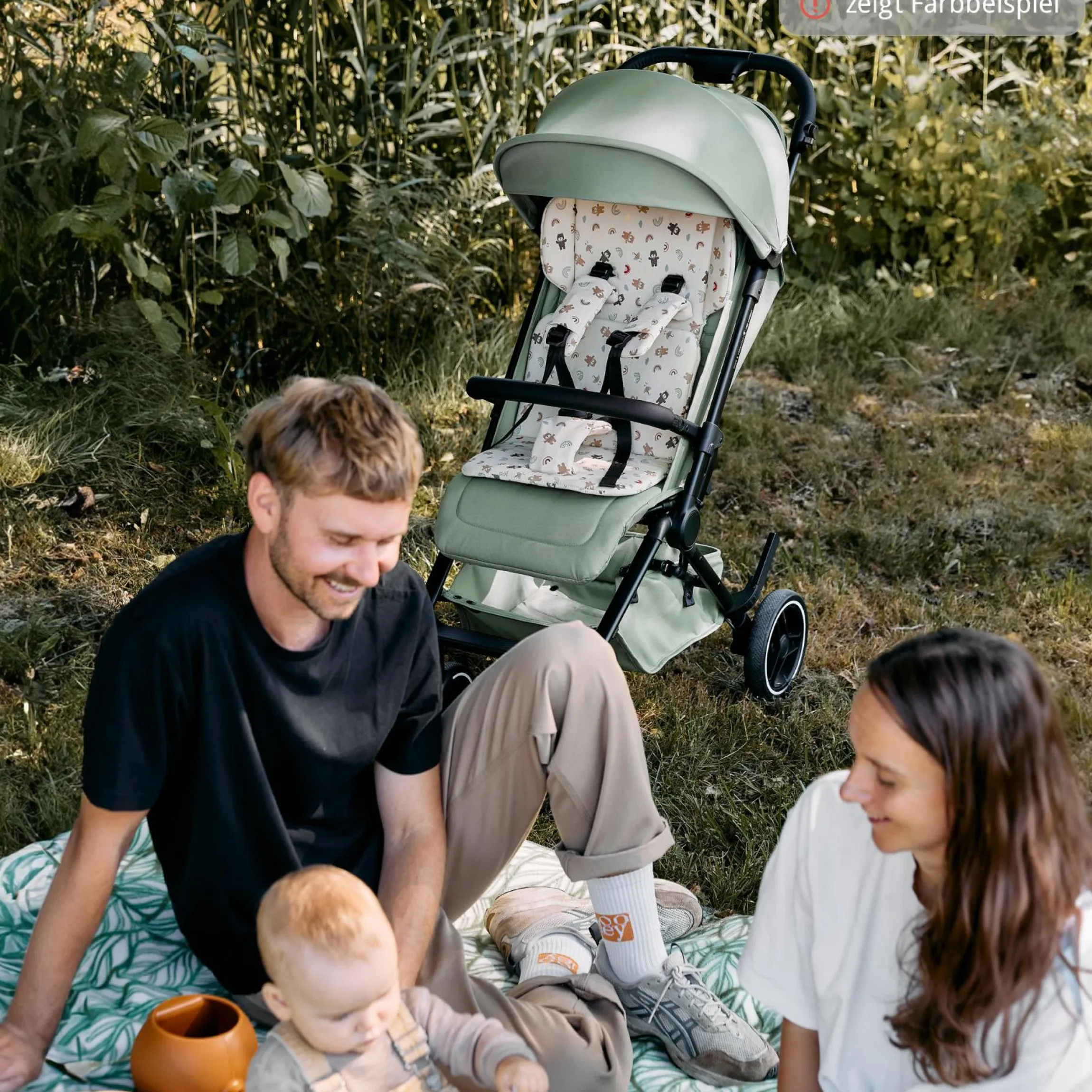 Einlagen-Set für Ping 3 Travel, Ping 3 Trekking mit Sitzeinlage, Schultergurt & Schrittgurtpolster - Cozy - Ink - Kollektion 2025