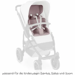 Einlagen-Set für Samba, Salsa, Zoom mit Sitzeinlage, Schultergurt & Schrittgurtpolster - Cozy - Teak - Kollektion 2025