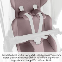 Einlagen-Set für Samba, Salsa, Zoom mit Sitzeinlage, Schultergurt & Schrittgurtpolster - Cozy - Teak - Kollektion 2025