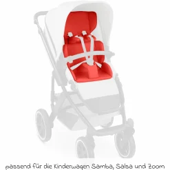 Einlagen-Set für Samba, Salsa, Zoom mit Sitzeinlage, Schultergurt & Schrittgurtpolster - Cozy - Mango - Kollektion 2025