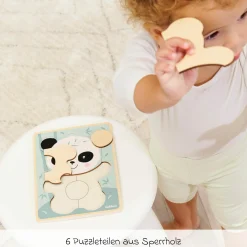 Einlegepuzzle / Konturen-Puzzle - Panda