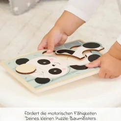 Einlegepuzzle / Konturen-Puzzle - Panda