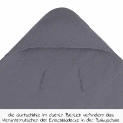 Einschlagdecke / Kuscheldecke Snuggle So Cosy - Stone